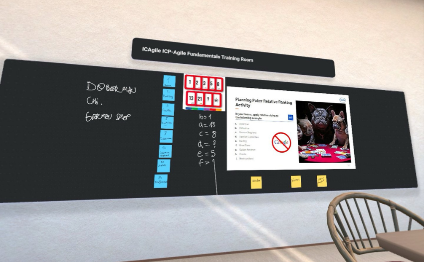 virtual classroom white board